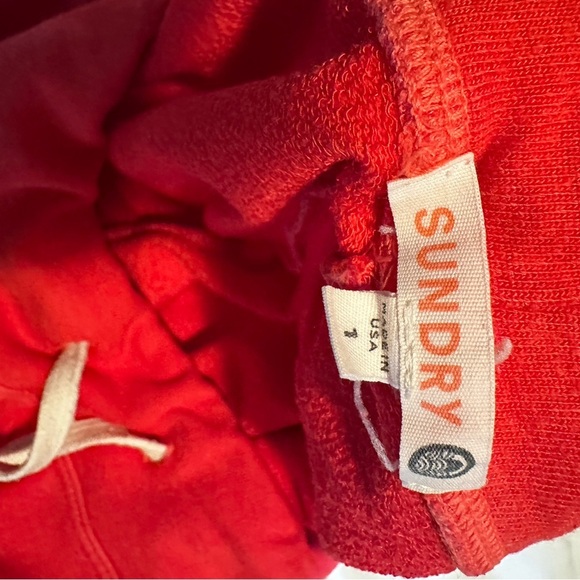Sundry Red Track Pants - Picture 4 of 4